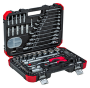 Gedore red | Socket Set 1/4"+1/2" 92Pc-Toolcraft