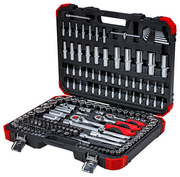 Gedore red | Socket Set 1/4"+3/8"+1/2" 172Pc-Toolcraft
