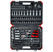 Gedore red | Socket Set 1/4"+3/8"+1/2" 172Pc-Toolcraft