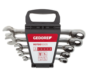 Gedore red | Spanner Combination Ratchet Set 8-19mm 5Pc-Toolcraft