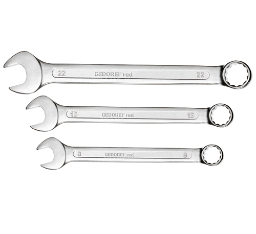 Gedore red | Spanner Set Combination 8-22mm 10Pc-Toolcraft