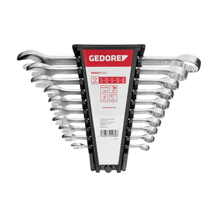 Gedore red | Spanner Set Combination 8-22mm 10Pc-Toolcraft