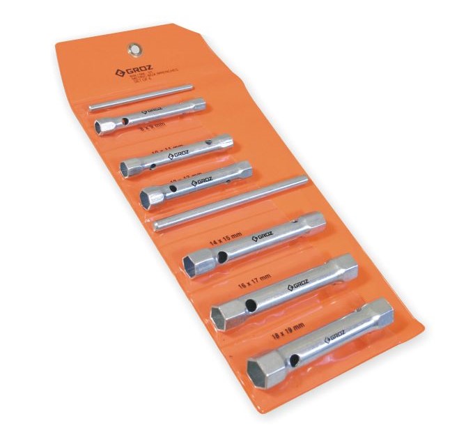 Groz | Spanner Tube Set 8-19mm Bw6Mst | Toolcraft South Africa