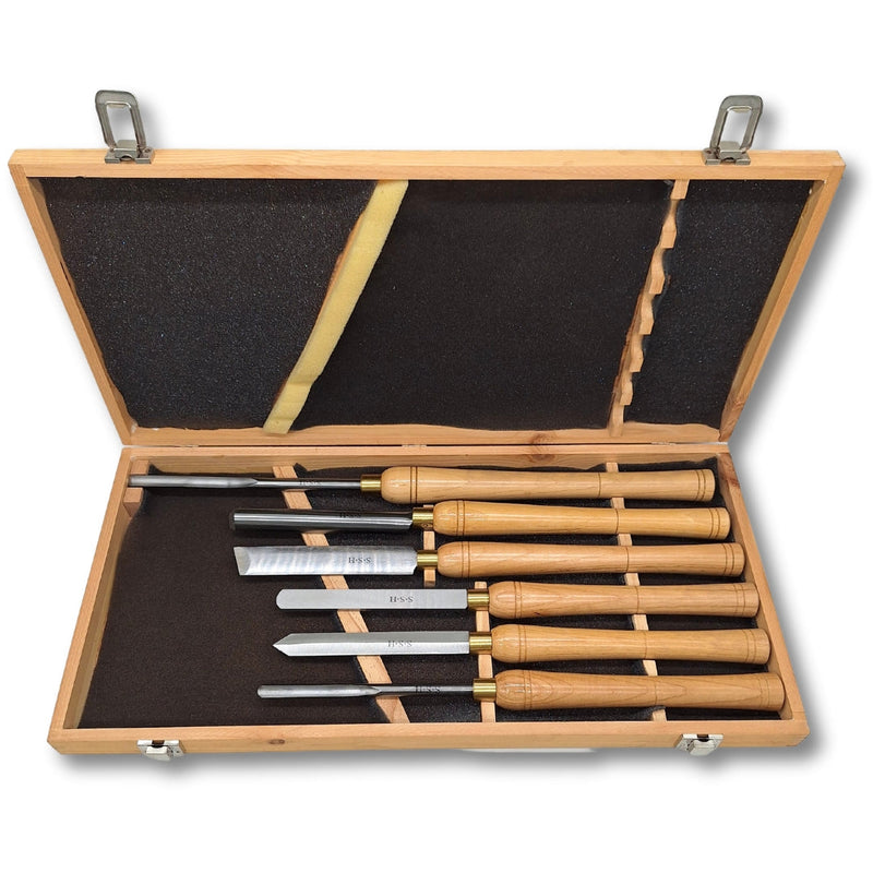HMT | Turning Tool Set in Wooden Box-Toolcraft