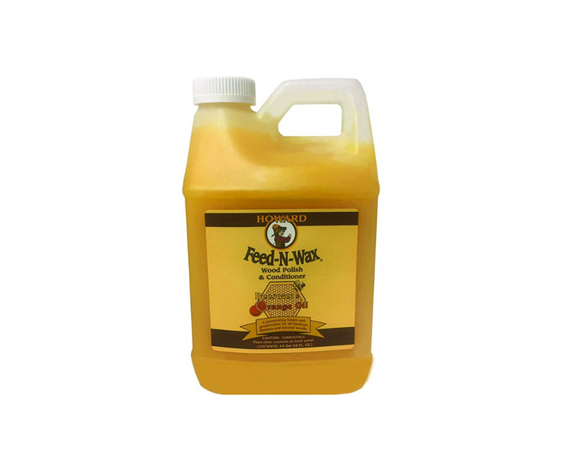 Howard | Feed & Wax, Wood Polish & Conditioner, 64fl oz - Toolcraft