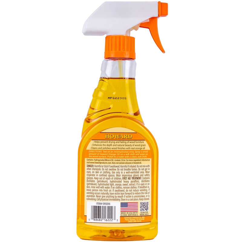 Howard | Orange Oil Spray Furniture Polish 473ml-Toolcraft