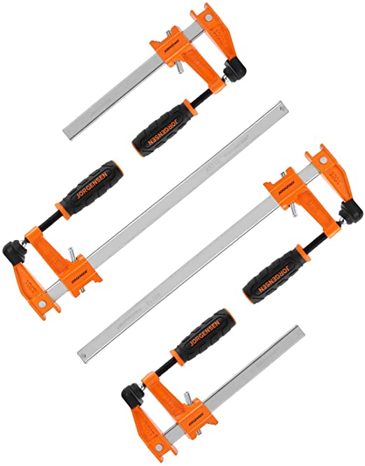Jorgensen | Bar Clamp Medium Duty Steel 4Pc Set 2 X 150mm & 2 X 305mm (Online Only) - Toolcraft