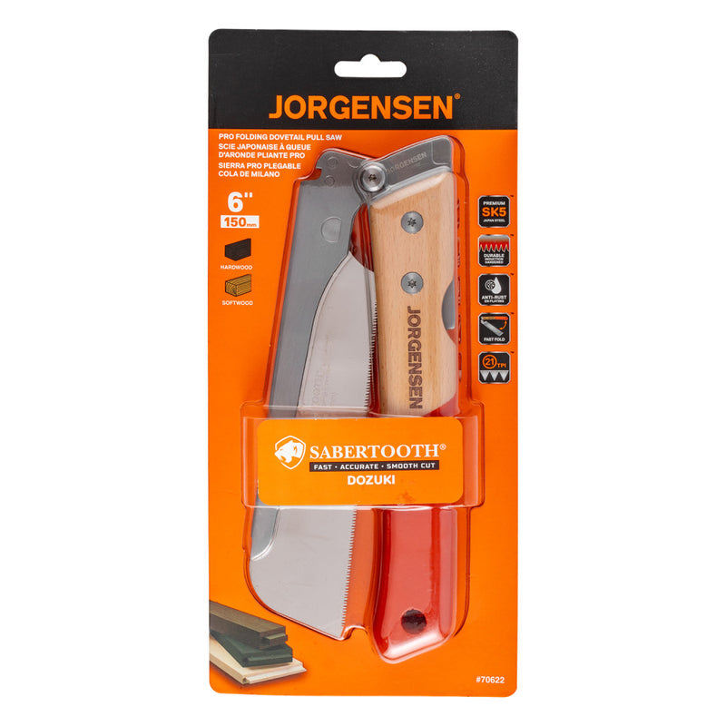 Jorgensen | Folding Dovetail Pull Saw DOZUKI - 150mm-Toolcraft