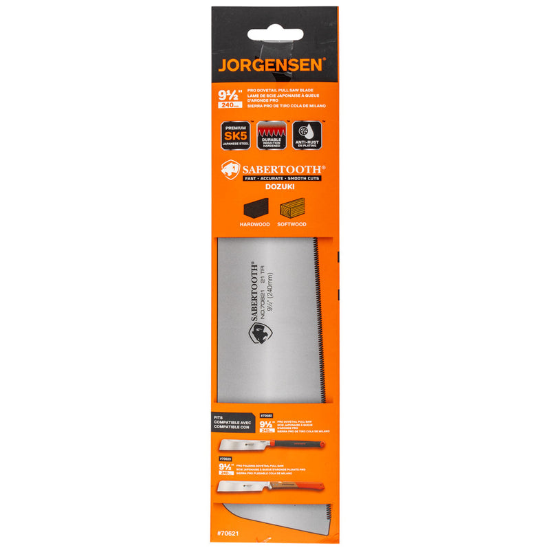 Jorgensen | Pro Dovetail Pull Saw Spare Blade DOZUKI - 240mm-Toolcraft