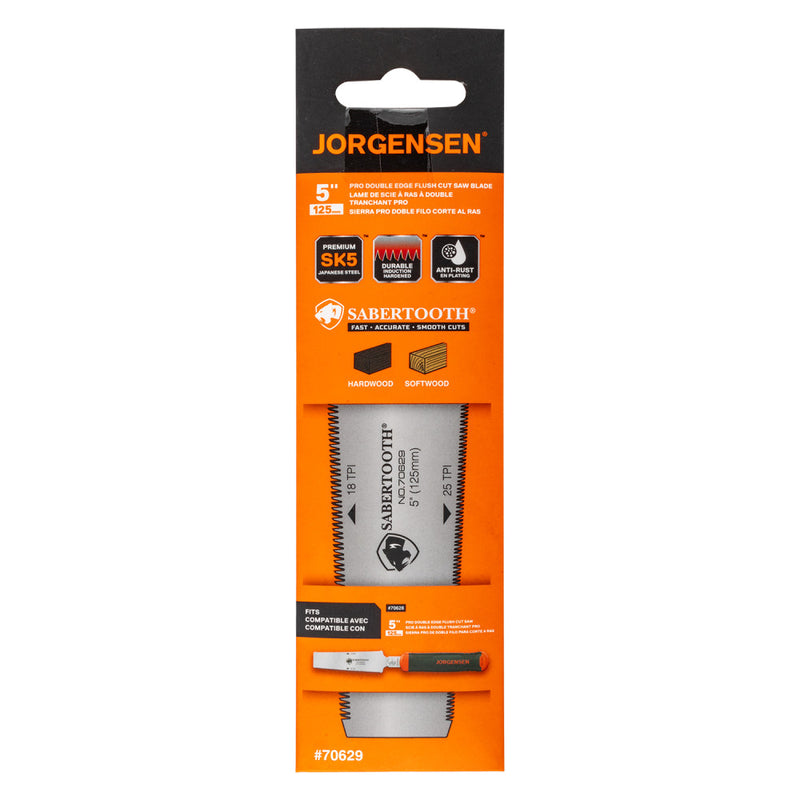 Jorgensen | Pro Double Edge Flush Cut Saw Spare Blade 125mm-Toolcraft