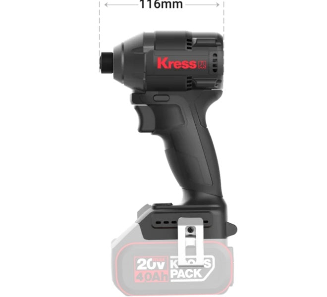 Kress | Cordless Impact Driver 20V BL 230Nm + Stacking Case