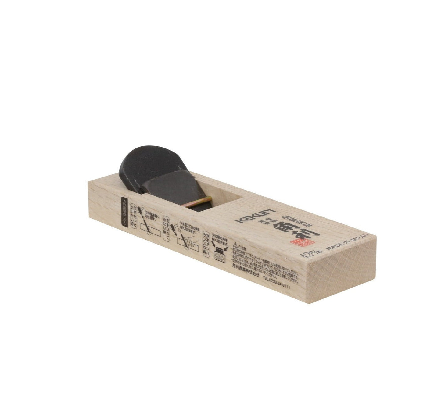 Japanse schaaf wit eiken 42 mm met los snijmes