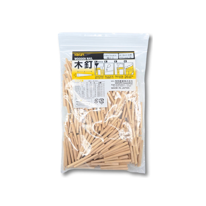 Kakuri | Wooden Nails 35mm X 300Pc-Toolcraft