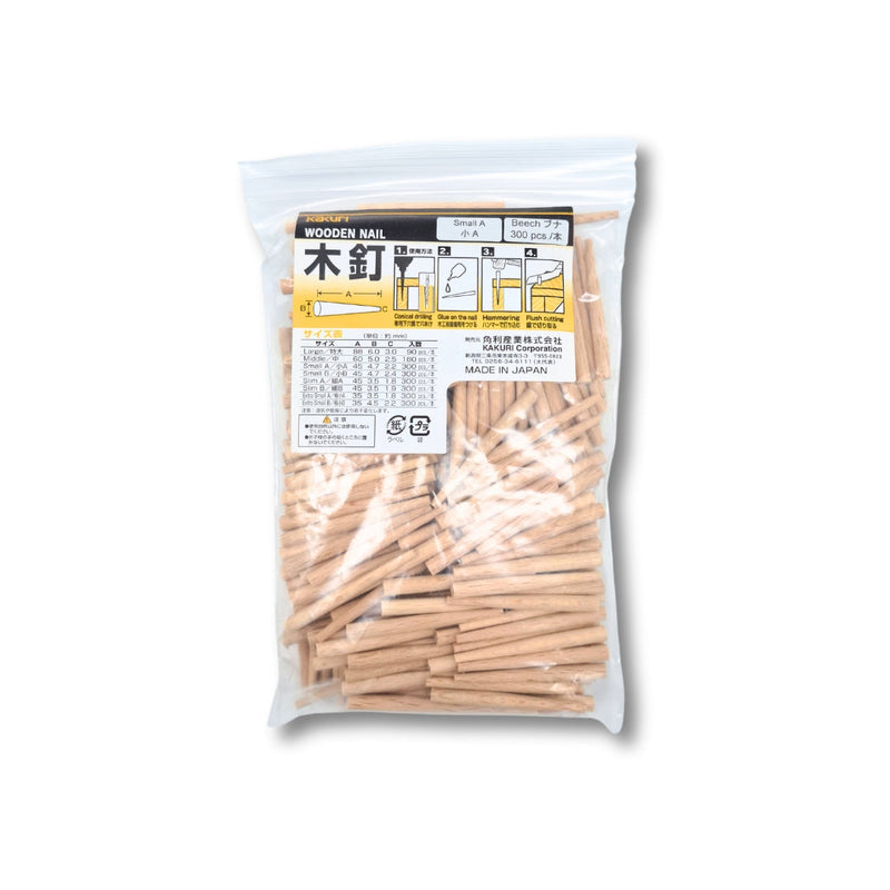 Kakuri | Wooden Nails 45mm X 300Pc-Toolcraft
