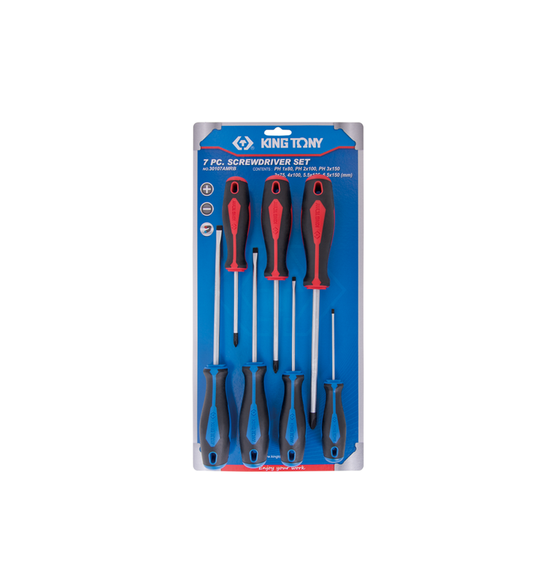 King Tony | Screwdriver Set 7Pc (Online Only) - Toolcraft