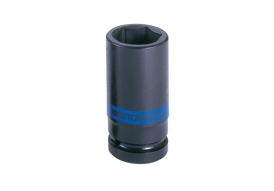 KING TONY 843541M Impact Deep Socket – 41mm, 1-Inch Drive, 6-Point, Chrome Molybdenum Steel