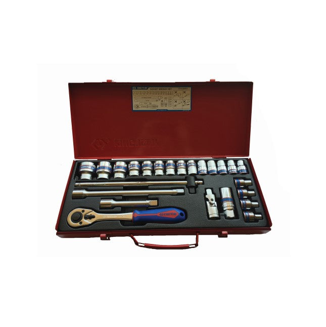 King Tony | 1/2" Socket Set 8-32mm 12Pt 24Pc (Online Only) - Toolcraft