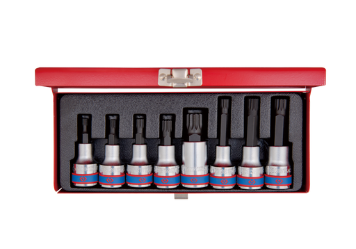 King Tony | Socket Set 1/2" Spline M5-M16 8Pc - BPM Toolcraft