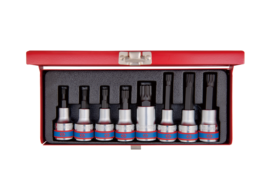 King Tony | Socket Set 1/2" Spline M5-M16 8Pc - BPM Toolcraft