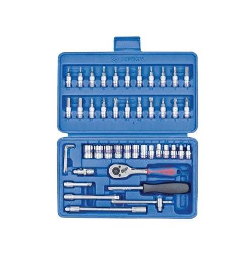 King Tony | 1/4" Socket Set 46Pc - Toolcraft