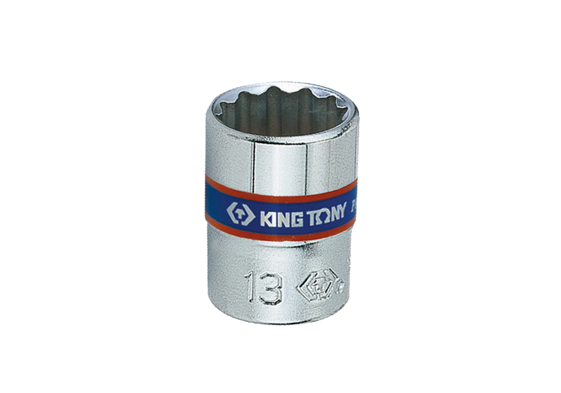 King Tony | Socket Standard 1/4" X 13mm 12Pt-Toolcraft
