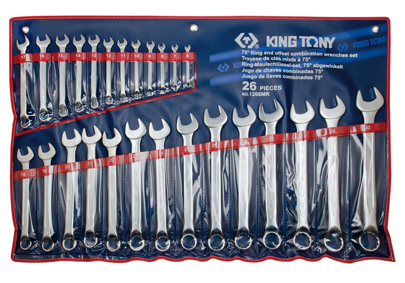King Tony | Spanner Set 26Pc Offset Combination 6-32mm-Toolcraft