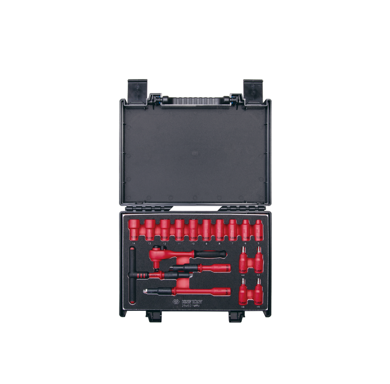 King Tony | Tool Set 18Pc 1/4" VDE Insulated-Toolcraft