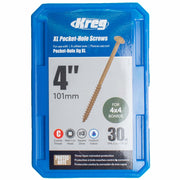 Kreg | HD Protec-Kote Pocket-Hole Screws 101mm/4.00" Coarse-Thread-Toolcraft
