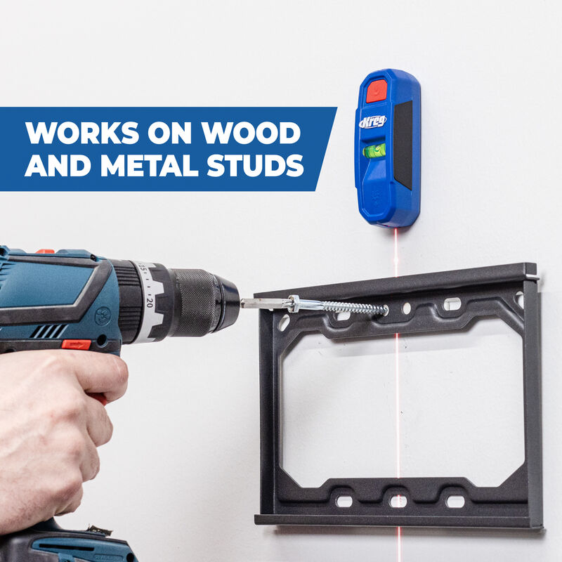 Kreg | Magnetic Stud Finder with Laser-Mark-Toolcraft