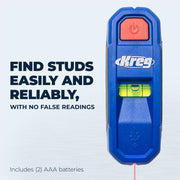 Kreg | Magnetic Stud Finder with Laser-Mark-Toolcraft