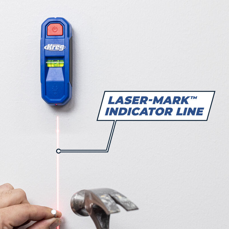 Kreg | Magnetic Stud Finder with Laser-Mark-Toolcraft