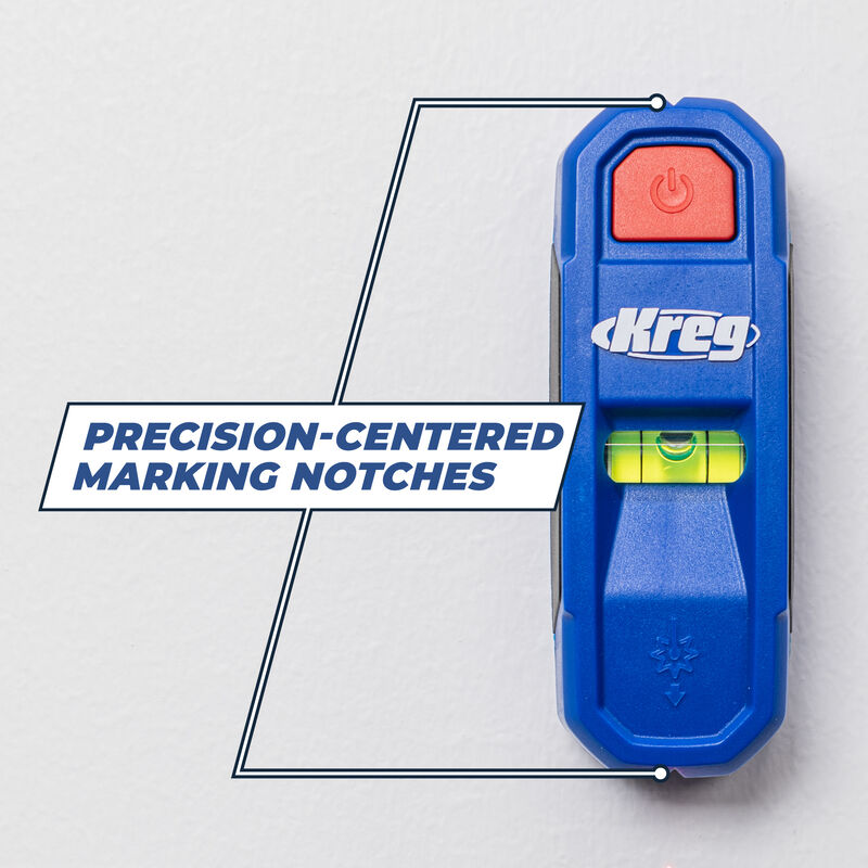 Kreg | Magnetic Stud Finder with Laser-Mark-Toolcraft