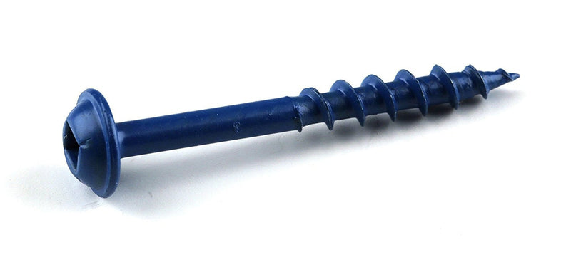 Kreg | Pocket-Hole Screws, Blue-Kote, 1½" Coarse, Washer Head, 100Pc KR SML-C150B-100 - Toolcraft