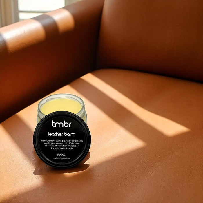 tmbr | Leather Balm 200ml Glass Jar