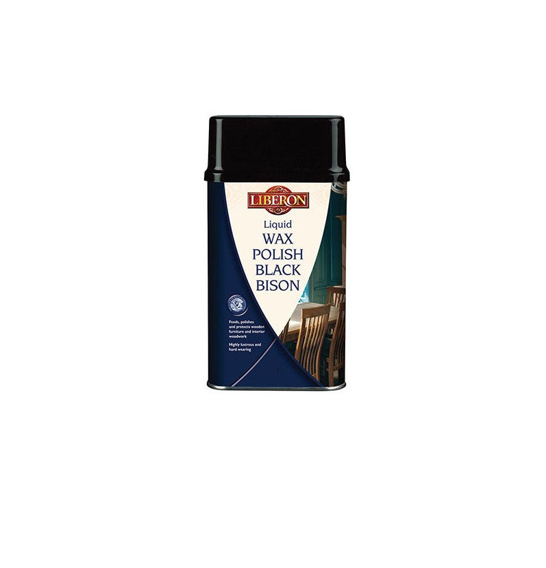 Liberon | Black Bison Liquid Wax Polish Medium Oak 500ml - Toolcraft