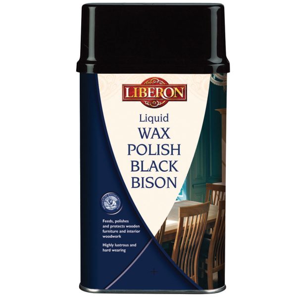 Liberon | Liquid Wax Polish Black Bison Dark Oak 500ml-Toolcraft