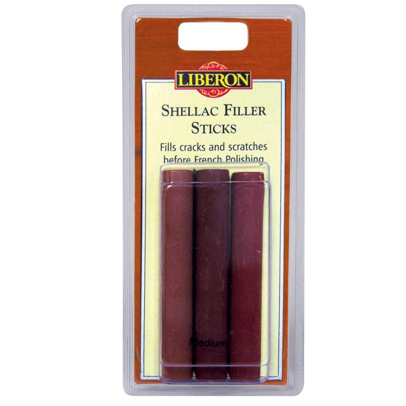 Liberon | Shellac Filler Sticks Dark 3Pk-Toolcraft