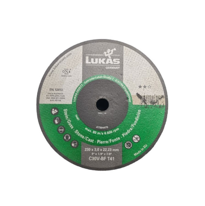 Lukas Abrasives | Cutting Disc Masonry 230X3,2X22,23mm-Toolcraft