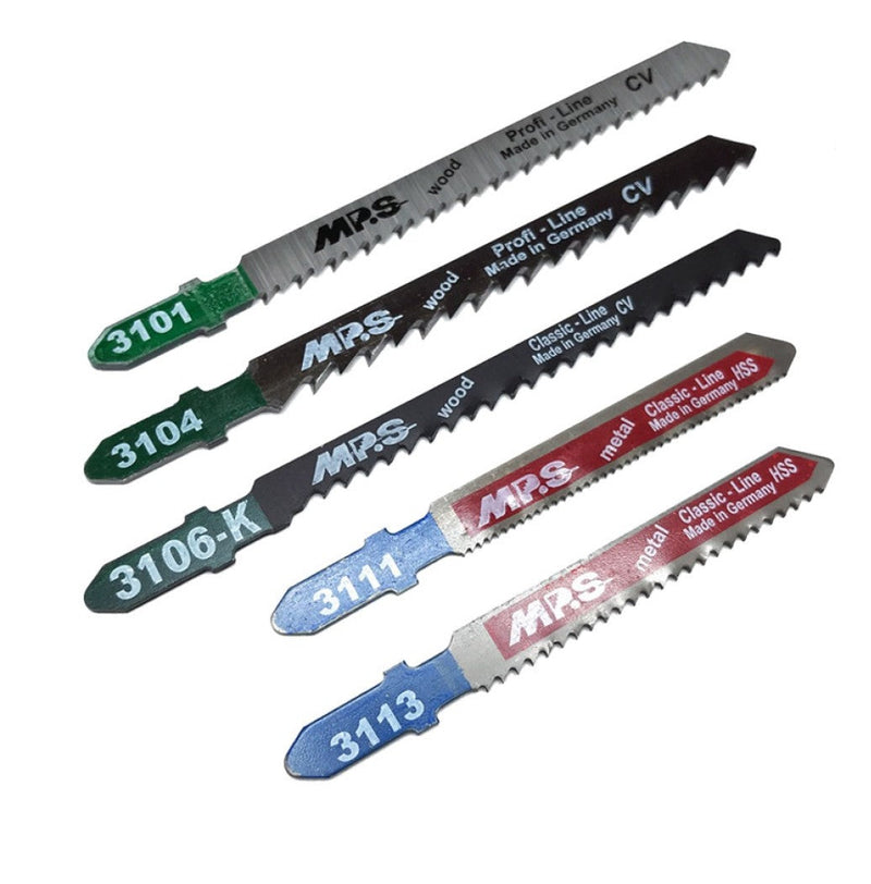 MPS | Jigsaw Blade Box Set 10Pc 3X3101 3X3104 2X3106-K 1X3111 1X3113-Toolcraft