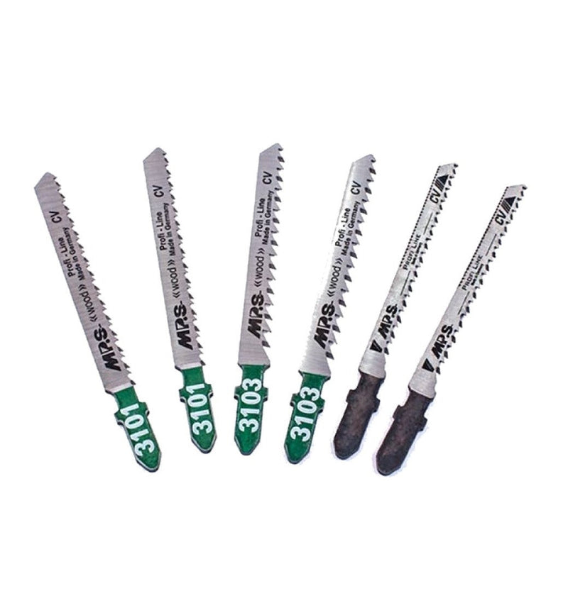 MPS | Jigsaw Blade Box Set 6Pc 2X3101 2X3103 2X3101-KR-Toolcraft