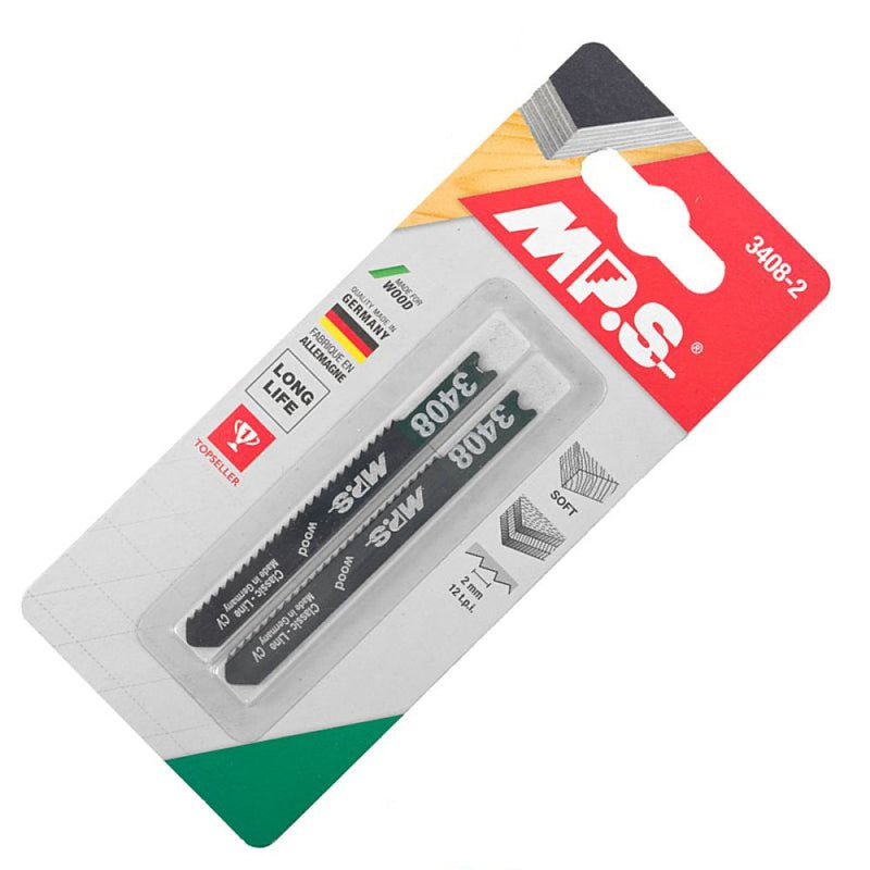 MPS | Jigsaw Blade U-Shank Wood 12tpi 2Pk-Toolcraft