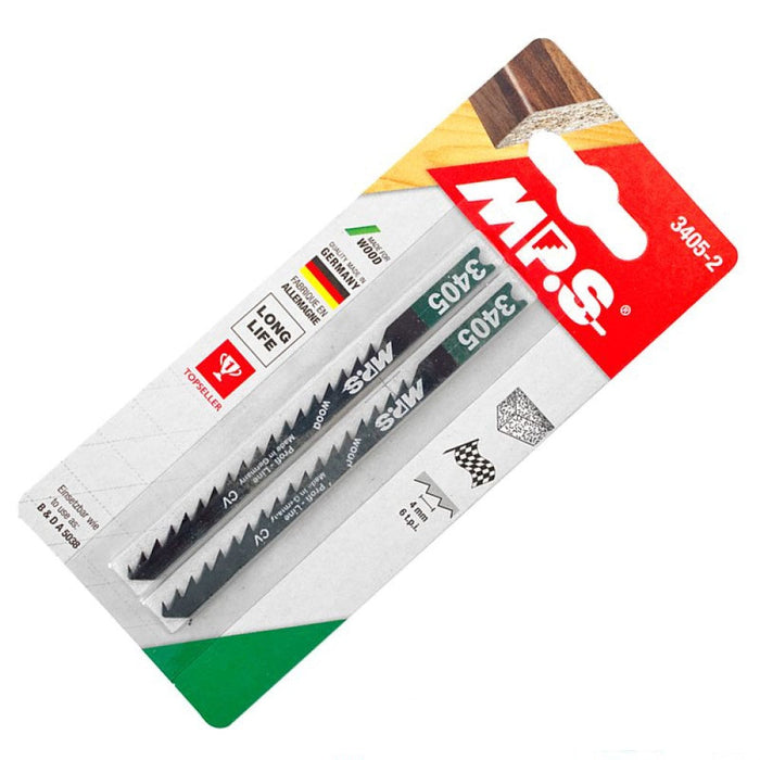 MPS | Jigsaw Blade U-Shank Wood 6tpi 2Pk