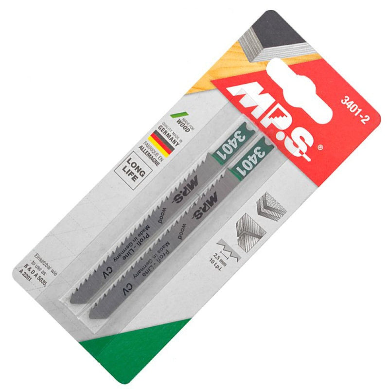 MPS | Jigsaw Blade Wood U-Shank 10tpi 2Pk-Toolcraft