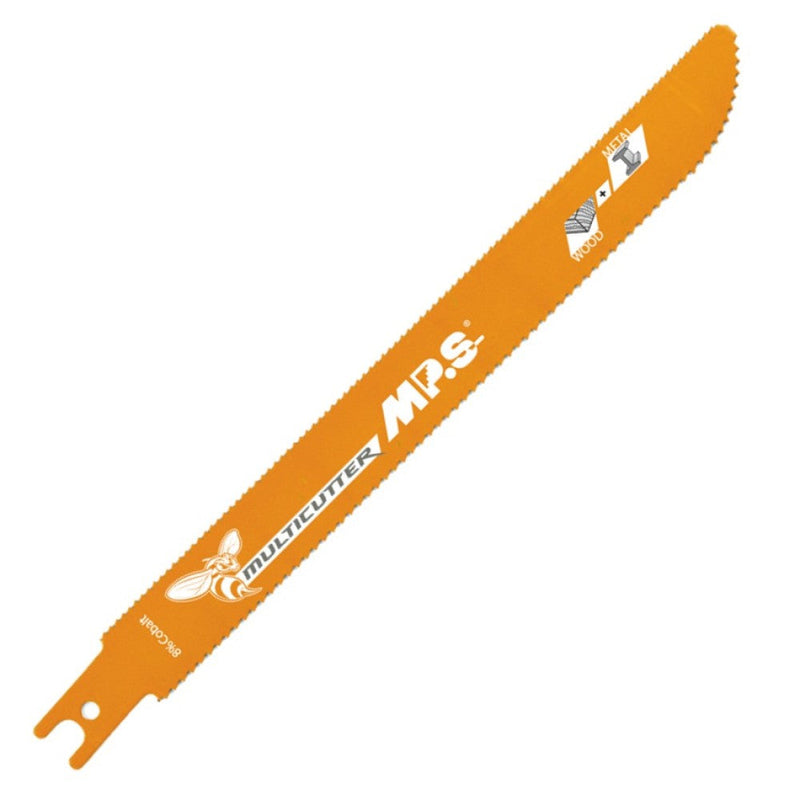 MPS | Sabre Saw Blade Metal & Wood 200mm Multicutter U-Shank 10 & 14tpi 2Pk-Toolcraft