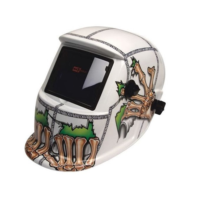 MTS | Helmet Matweld Auto-Dark Grinding/Welding White-Toolcraft