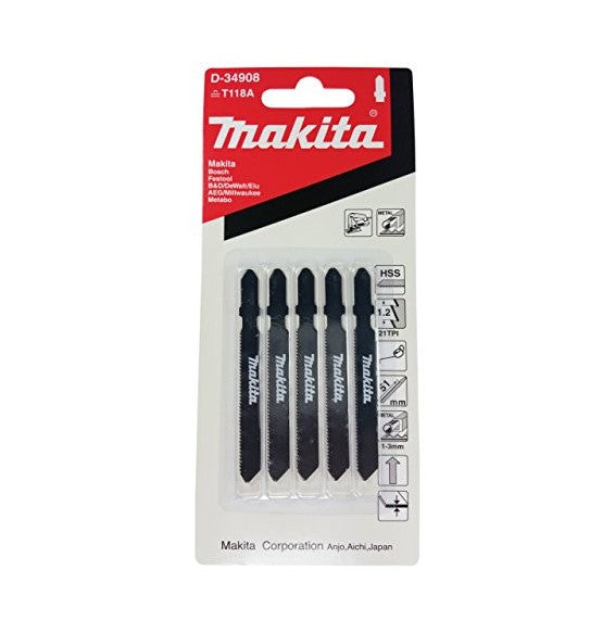 Makita Jigsaw Blades Metal 5pc Toolcraft South Africa