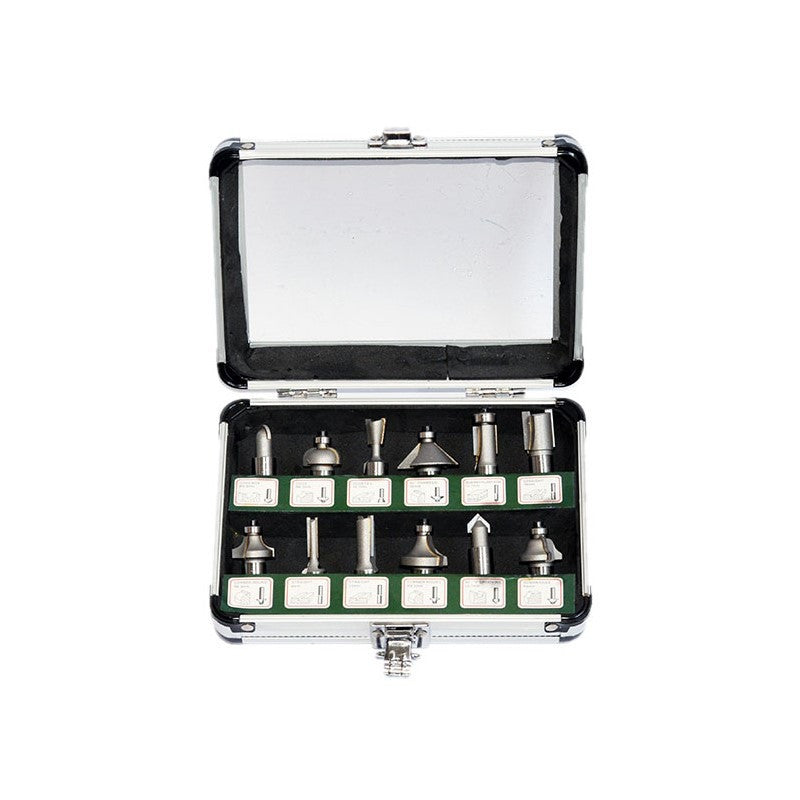 Martlet 12 Piece Router Bit Set 1/2" shank - Toolcraft