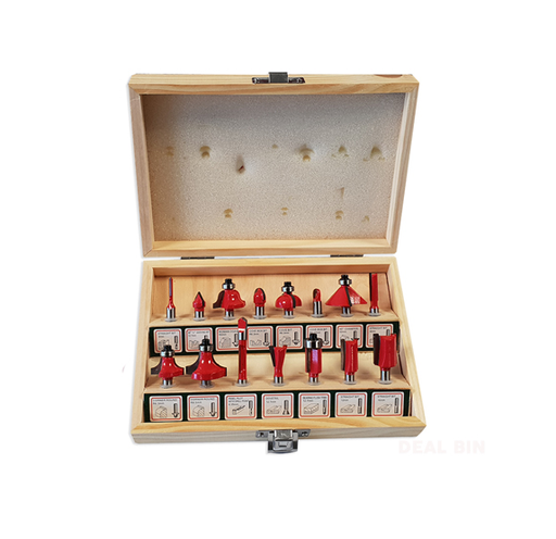 Martlet 15 Piece Router Bit Set ¼