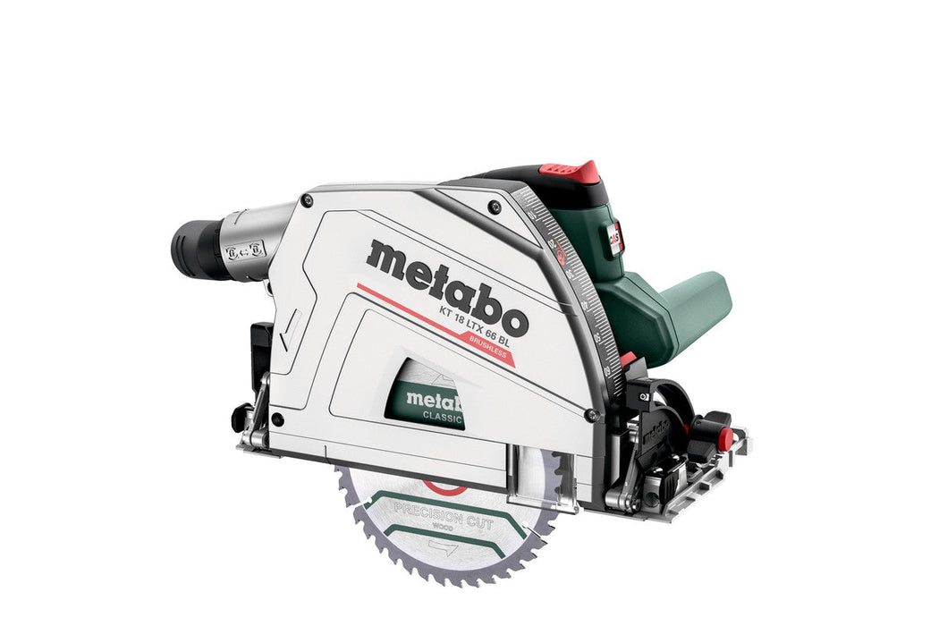 Metabo Cordless Circular Saw Plunge Cut KT 18 LTX 66 BL (Battery