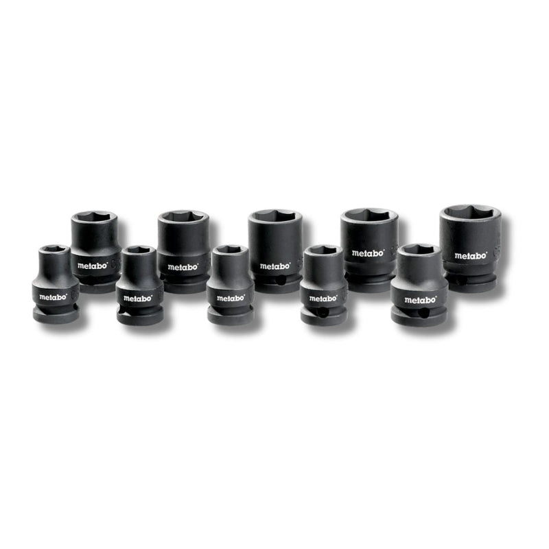 Metabo | Socket Set Impact 1/2" 10Pc-Toolcraft